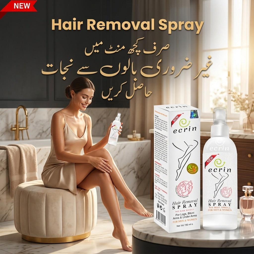 ECRIN Hair Removal Spray | Smooth Skin, Effortless Care